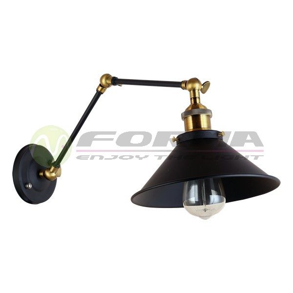 Zidna lampa F7207-1ZL crna