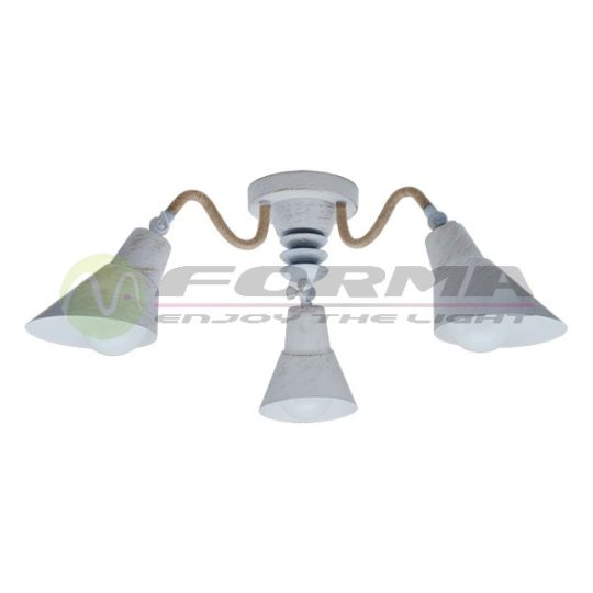 Plafonska lampa F7060-3C belo-zlatna